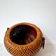 Japanese Style Bamboo/Rattan Woven Basket - Vintage