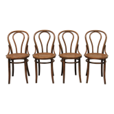 Série de 4 chaises bistrot Fiume