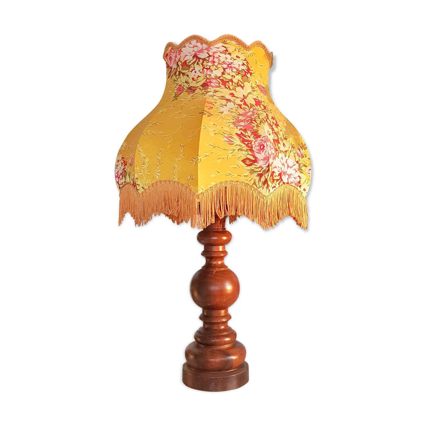 Flower table lamp