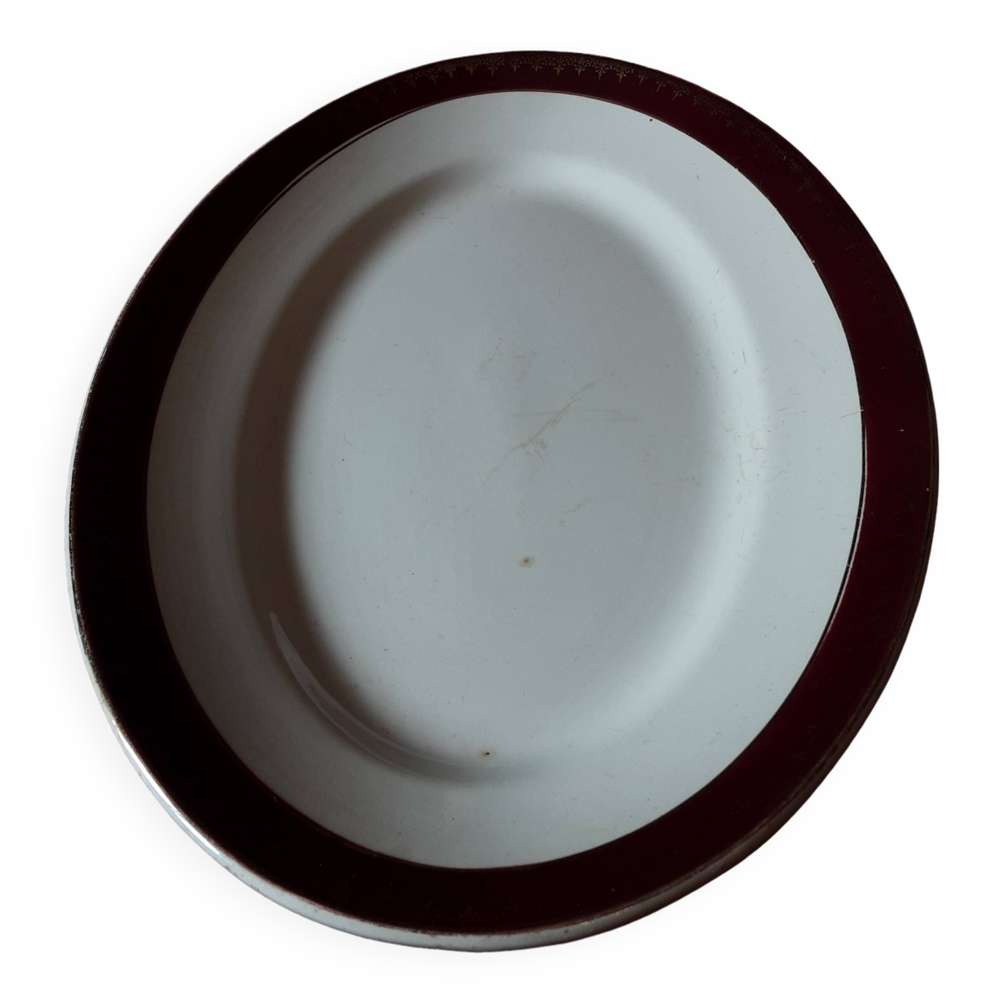 Plat oval Digoin sarreguemines