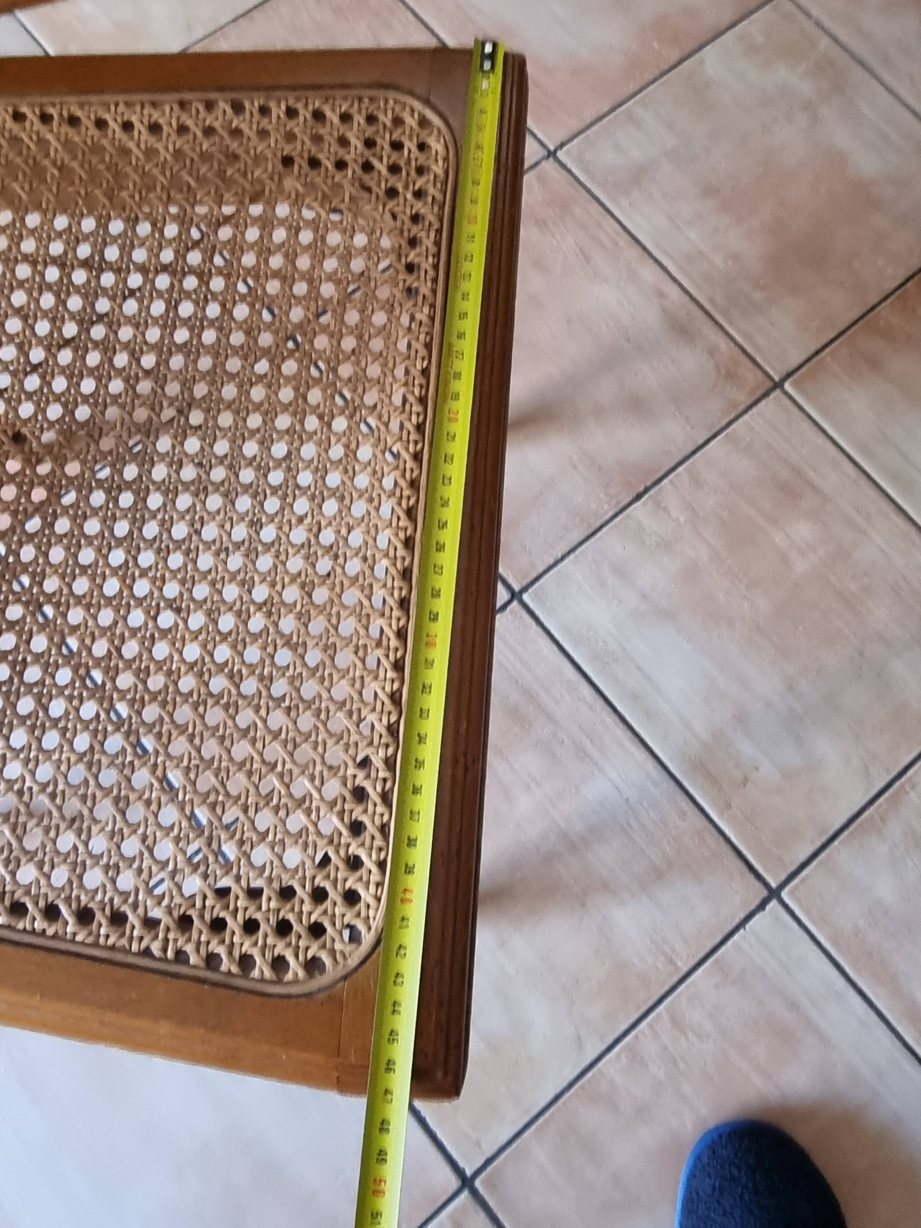 4 Louis XVI lyre chairs with caning