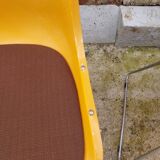 Paire de chaises traineaux Orange