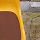 Paire de chaises traineaux Orange
