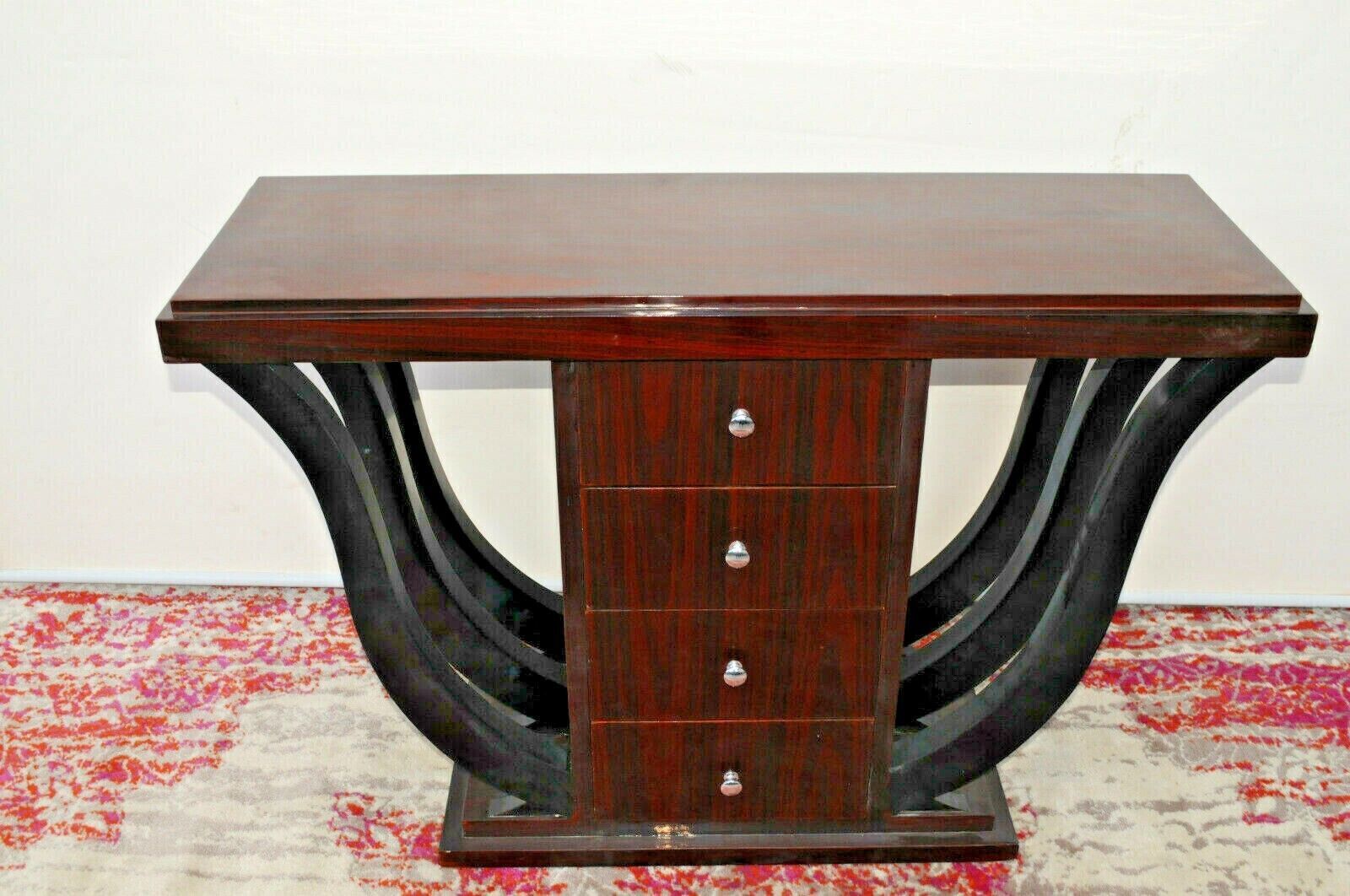Art Deco console with 4 drawers