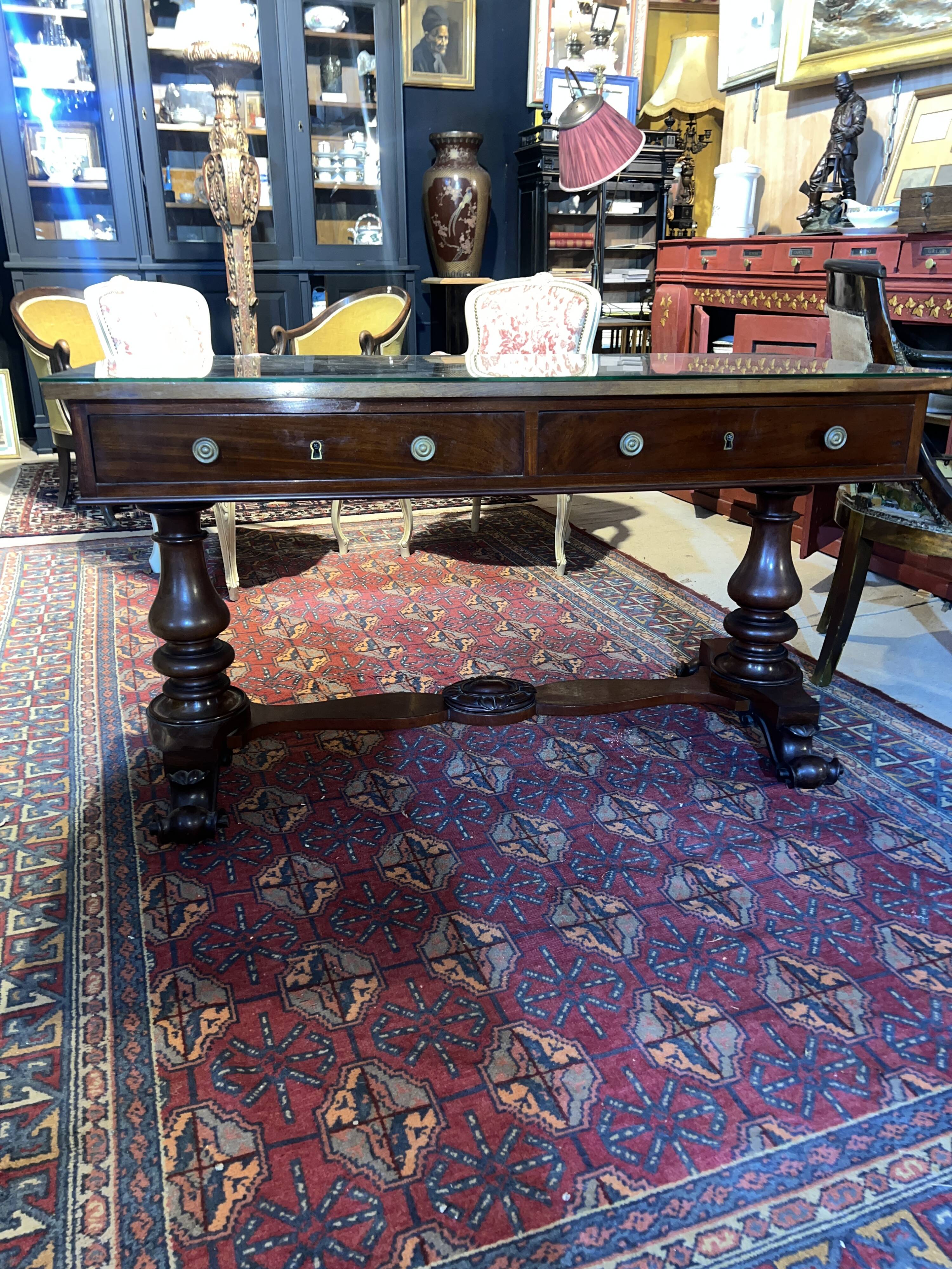 Victorian mahogany desk