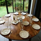 12 dessert plates in Limoges porcelain