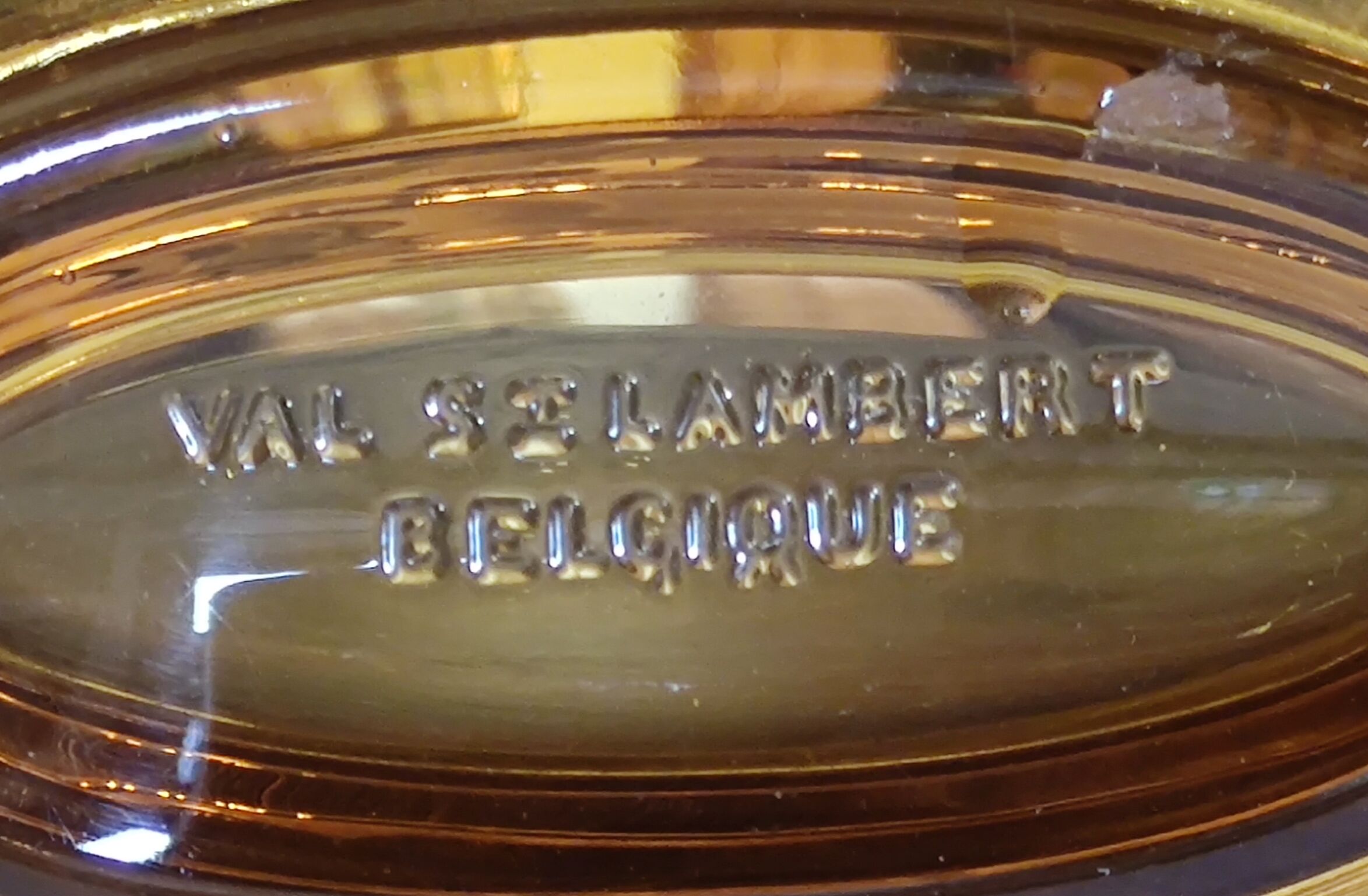 Art Deco fruit cup Val Saint-Lambert