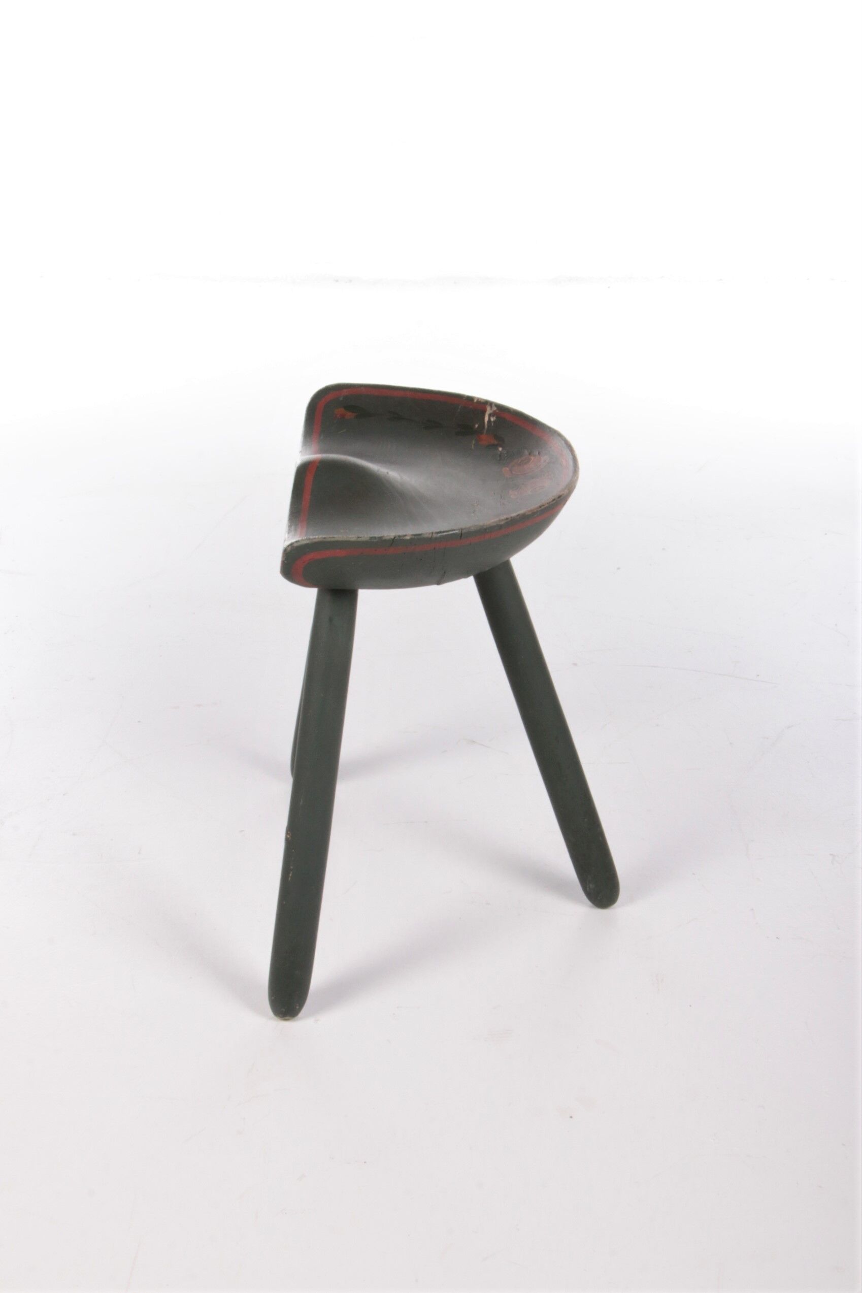 Vintage 1950s tripod stool by Mogens Lassen.