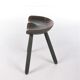 Vintage 1950s tripod stool by Mogens Lassen.