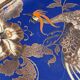 Cobalt background dragon plate Rosenthal Chippendale signed