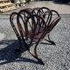 Thonet curved wood magazine rack Art Nouveau