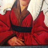 oil on wood, portrait of Marguerite VAN EYCK, copy by Henri BOURINET 1982