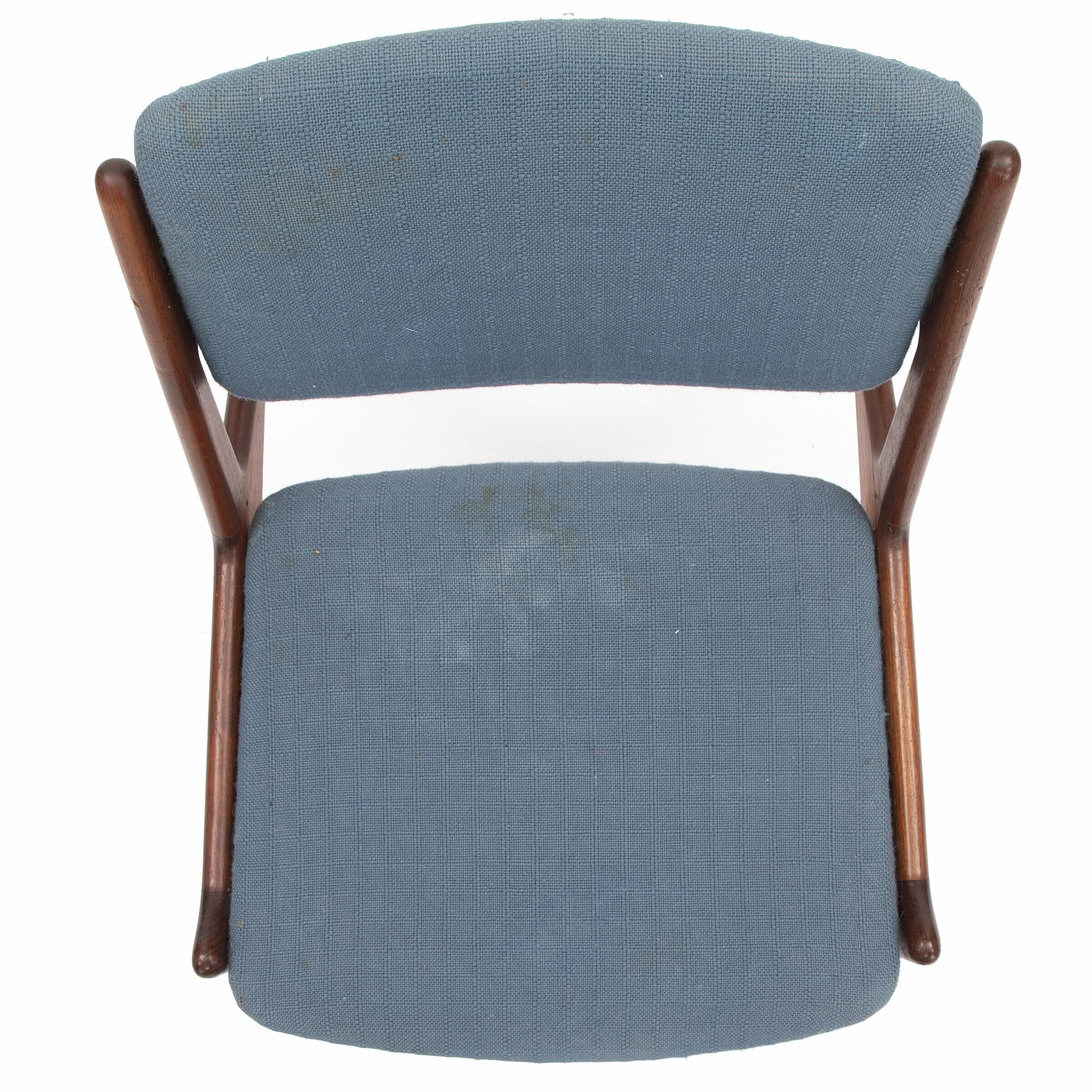 4 Danish Dining Chairs by Arne Vodder Model Ella 1960s