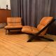 Set of armchairs by Ueli Berger, de Sede, Switzerland, 1970s