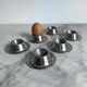 Flat egg cups