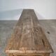 Beautiful 19th-century draper's table in oak with six fluted legs.