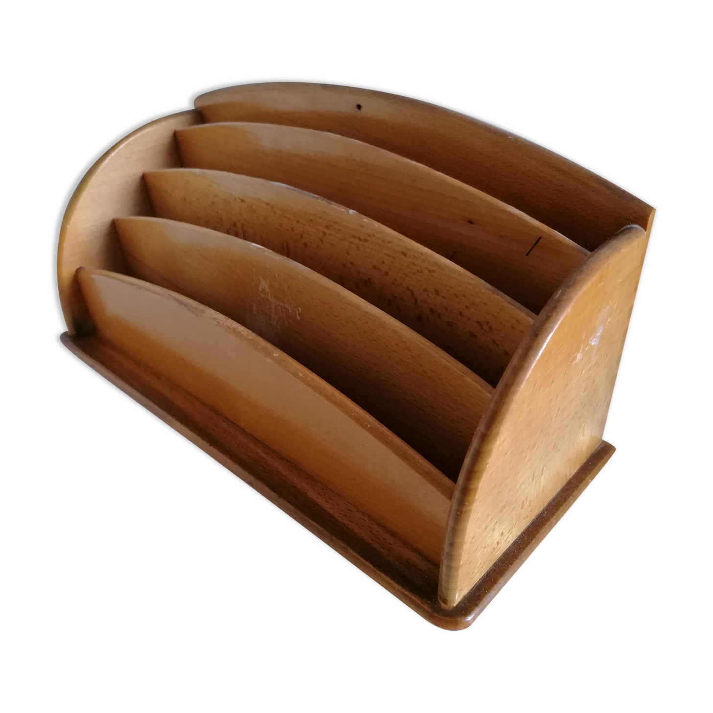 Sorter wood binder mail holder