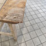 White wooden table