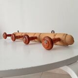 Antique wall coat rack from the 40s/50s