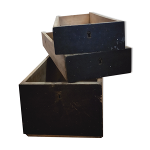 tiroirs anciens en bois