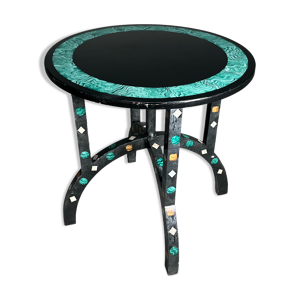 Table d'appoint colorée - 1980