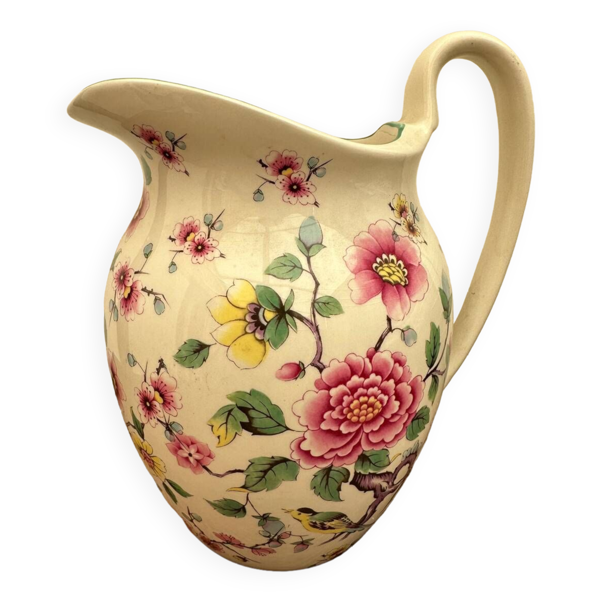 James kent old foley england water pitcher - vintage english porcelain