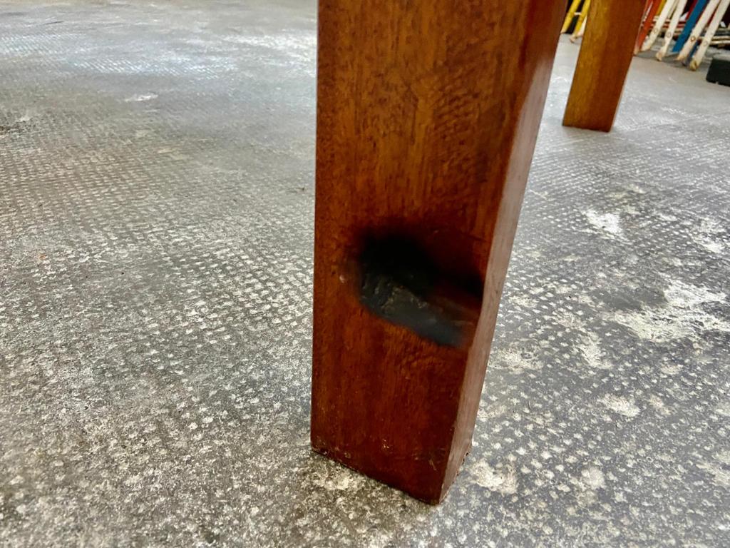 Mahogany farmhouse table 1950