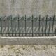 Set of 4 barriers old cloture iron grid
