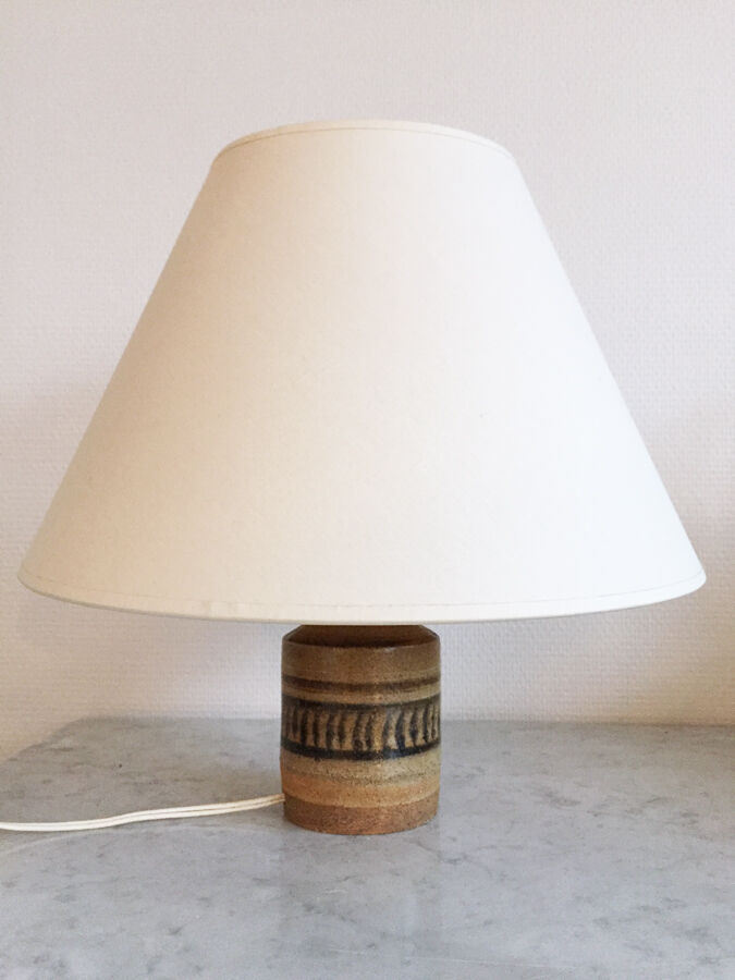 Vintage sandstone lamp, 1970