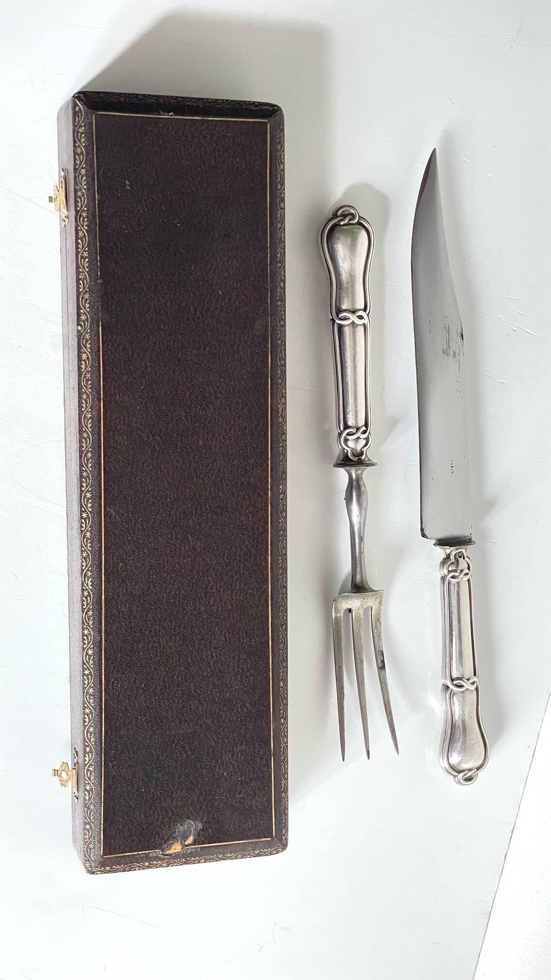 Silver and Silver-Plated Meat Cutlery PARIS