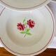 4 assiettes creuses K et G Luneville modèle Rose Mai 2106209