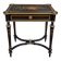 Work table/vanity in blackened wood and marquetry – Napoléon III period