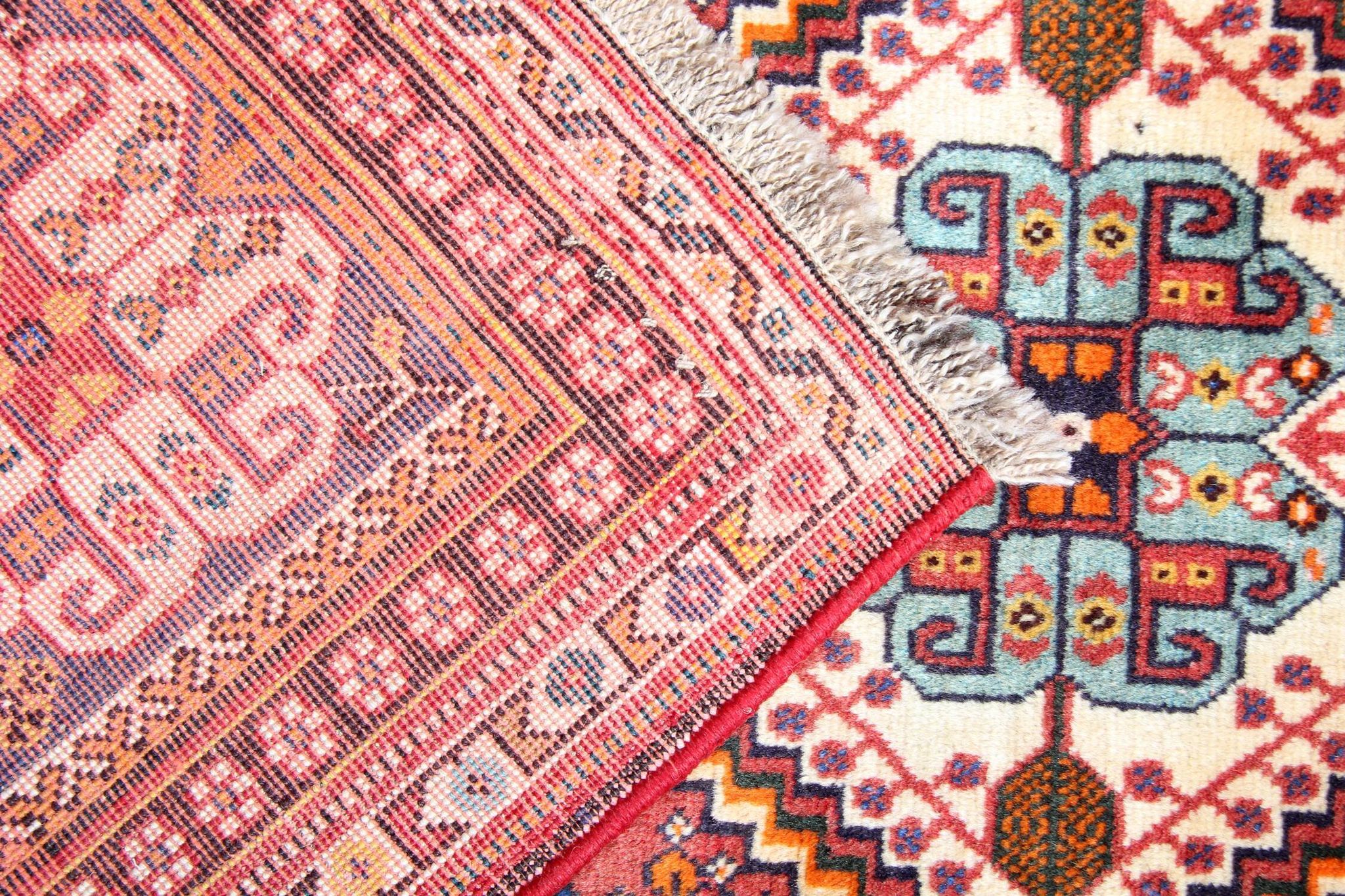 Persian Qashqai Abadeh Runner Rug 110x252cm