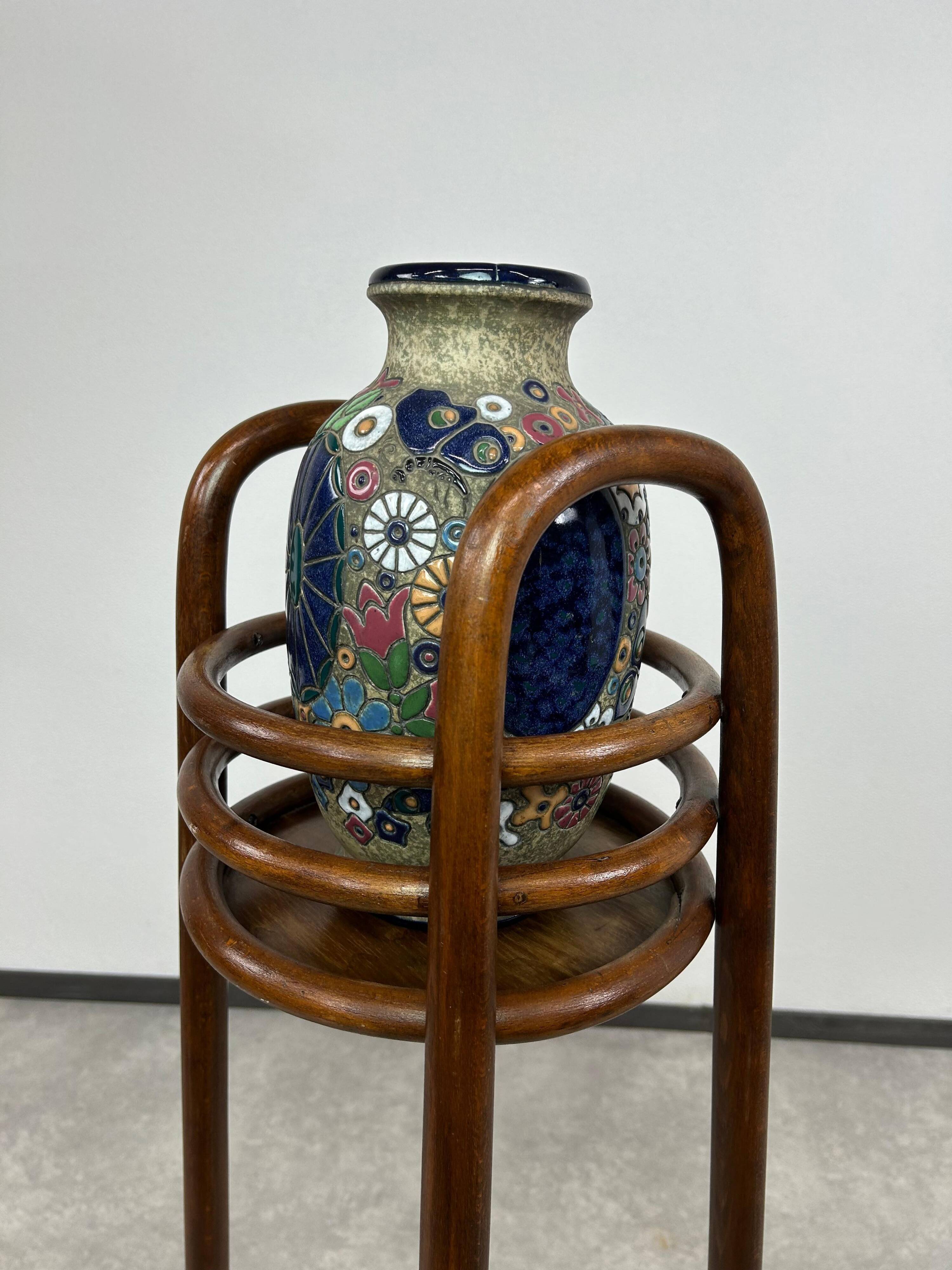 Secession stool no. 1009 attributed to Otto Wagner for J&J Kohn.