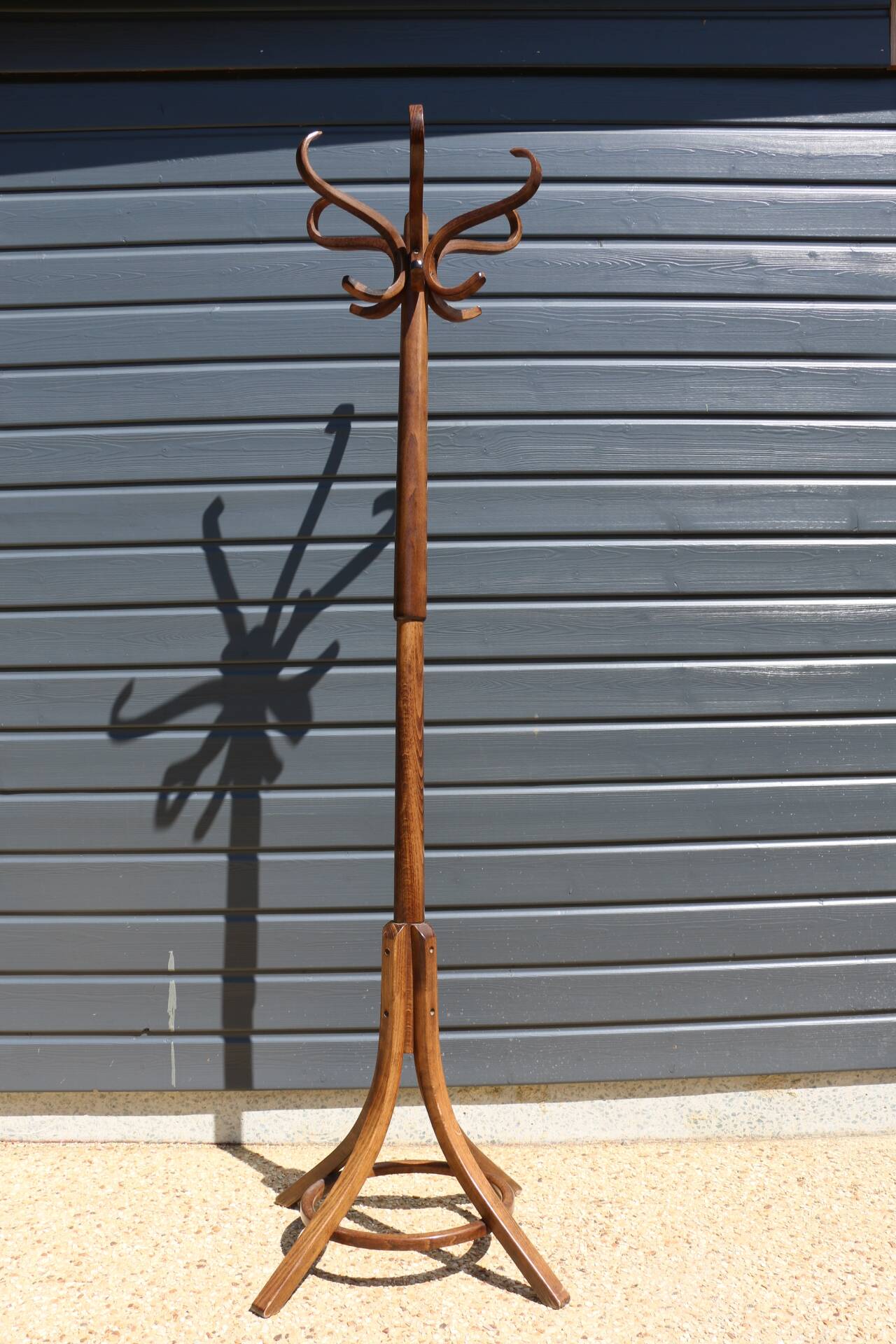 Baumann parrot coat rack simple dark beech