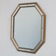 Deknudt mirrored console table and matching octagonal mirror, Belgium, 1980s