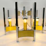 Hurricane wall lamp by  Sciolari, 1960s, set of 3
