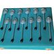 Christofle - 12 espresso spoons model Coffee Bean silver-plated metal