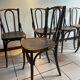 6 Thonet style bistro chairs