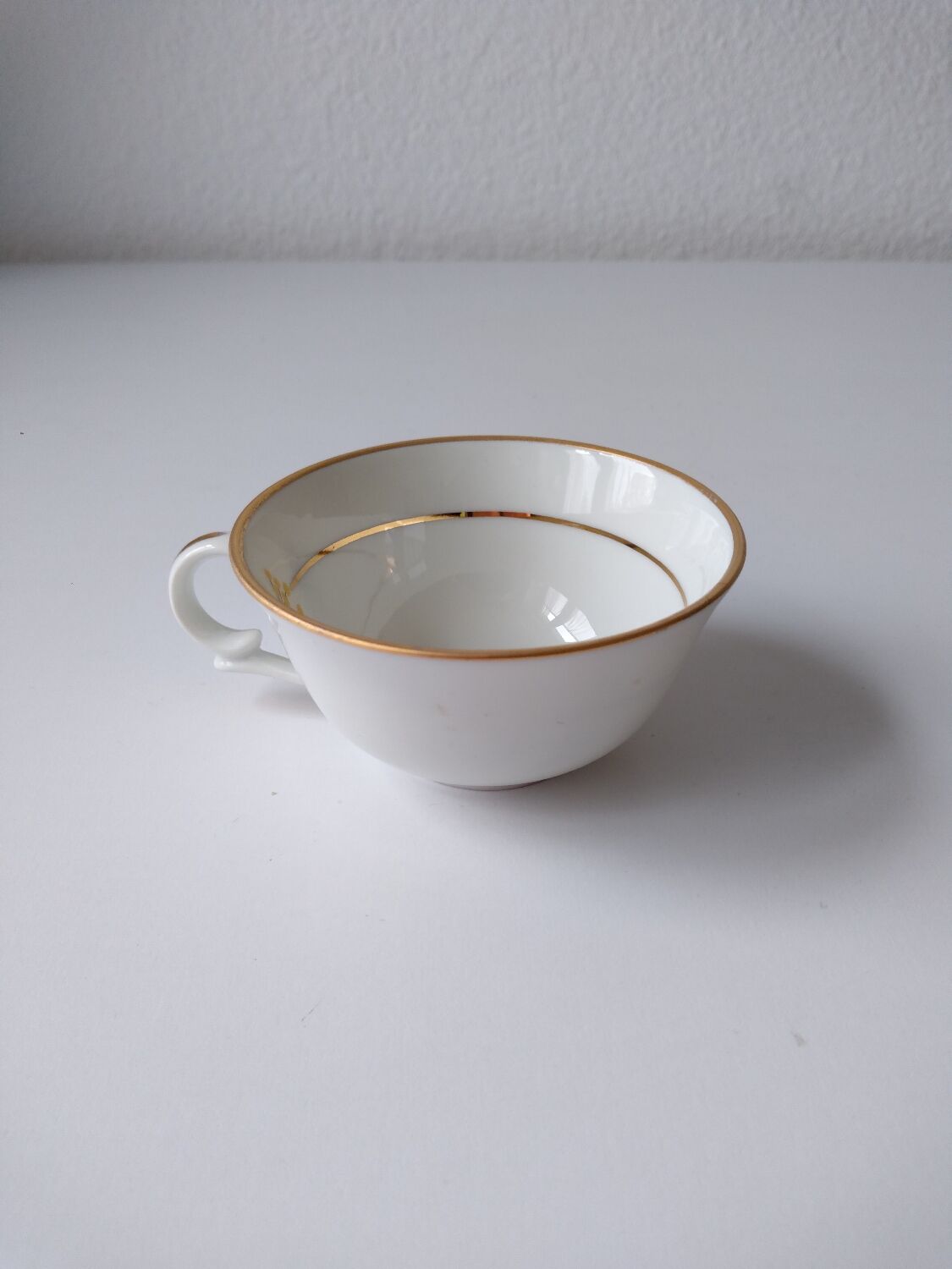 Set of 6 Berry Limoges flower porcelain tea coffee cups