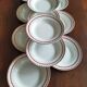 12 K&G Lunéville soup plates, Madrigal model