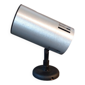 Adjustable brushed aluminum wall lamp by Lita, France 1960/1970.