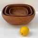 3 nesting teak salad bowls - Vintage - Scandinavian craftsmanship