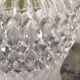 Pair of glass and ceramic wall lights