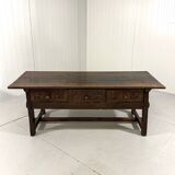 Brutalist antique Spanish coffee table 1880's