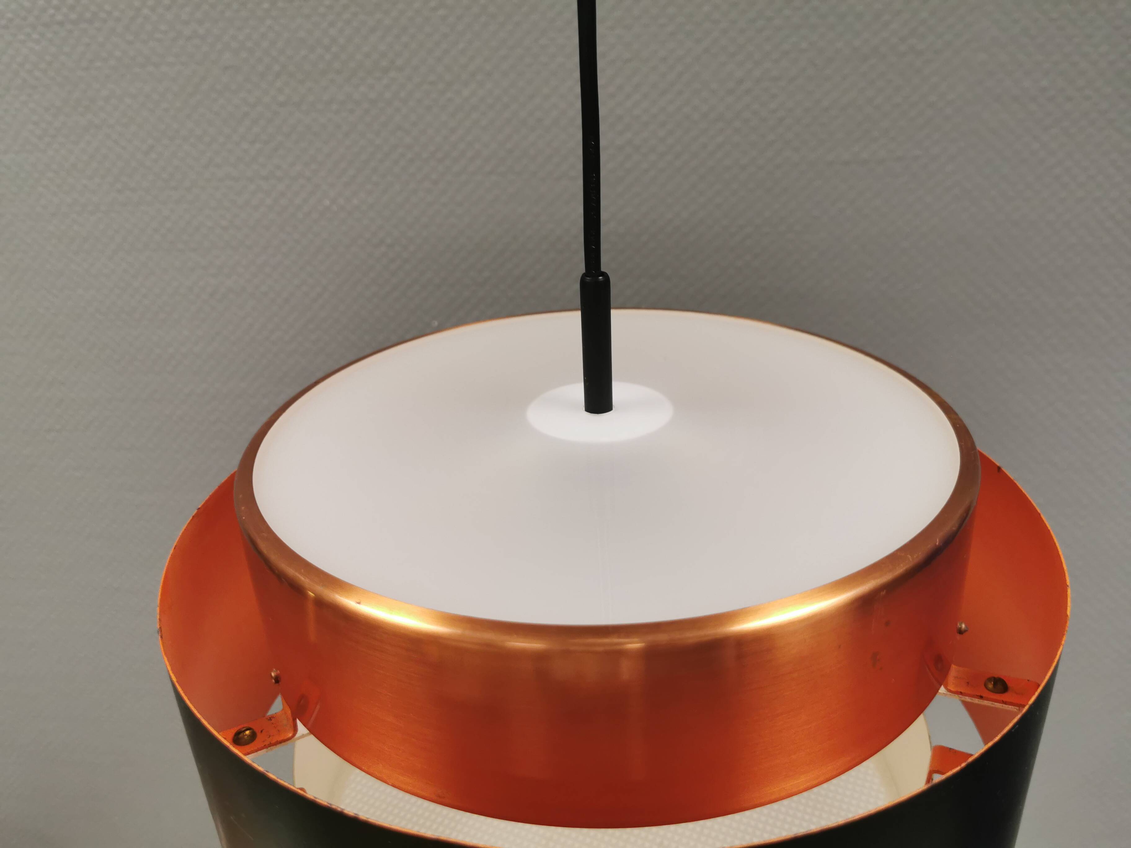 Hanging lamp, model Saturn designed by Jo Hammerborg Denmark 1963