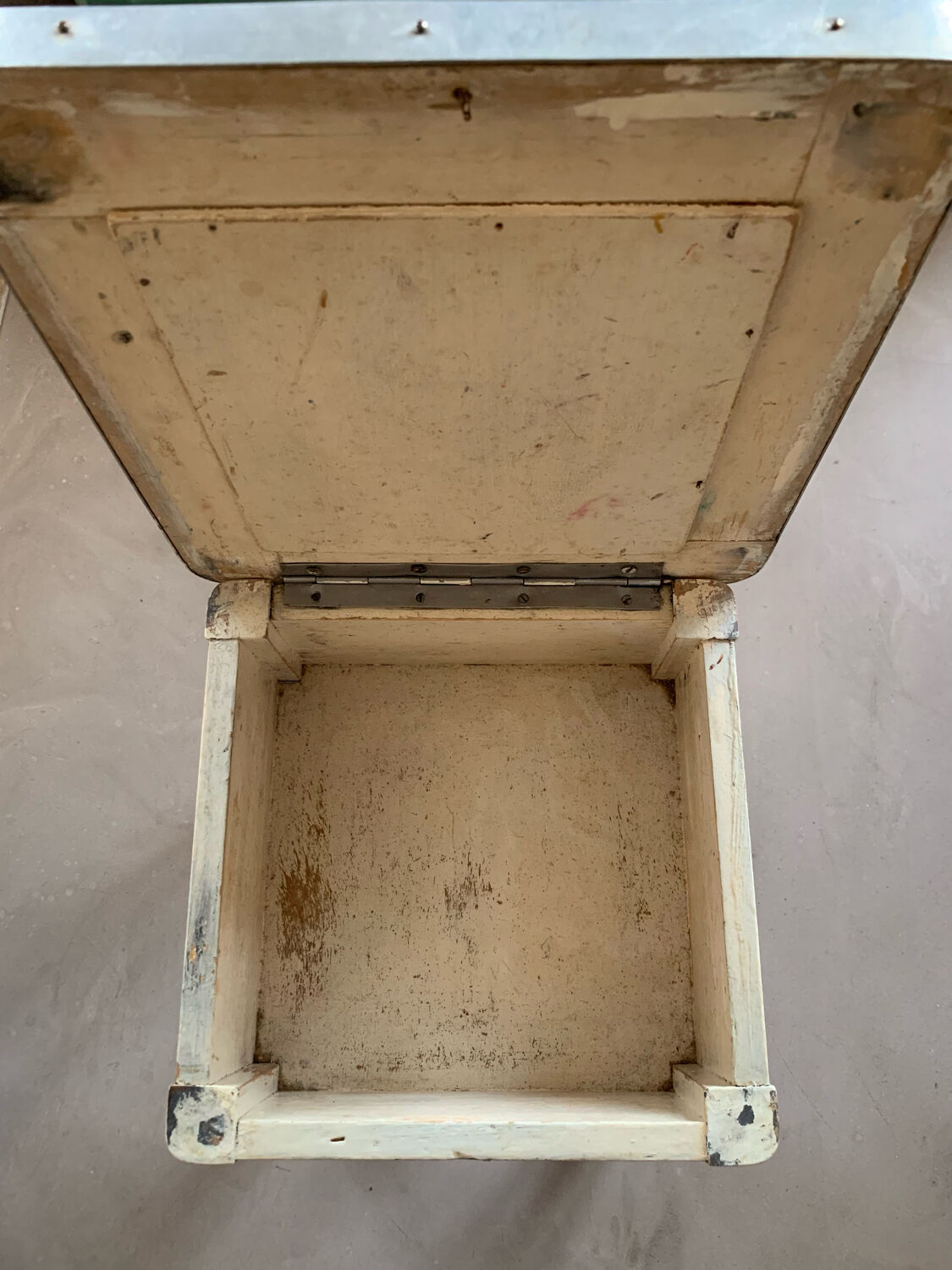 Antique chest stool