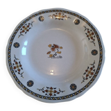 Vintage flat plate in Gien earthenware.