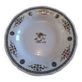 Assiette plate vintage en faïence de Gien
