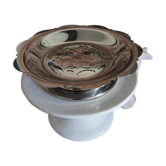 Vintage 1950s shell butter dish